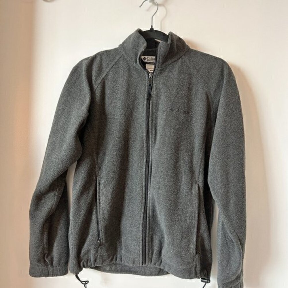 Columbia Women's Gray Fleece Full Zip Jacket Size S